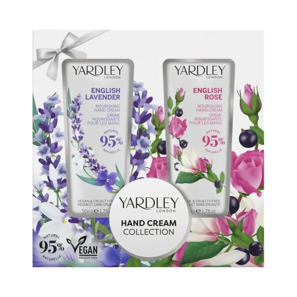 Set Yardley: English Rose, Hand Cream, 50 ml + English Lavender, Moisturizing, Hand Cream, 50 ml