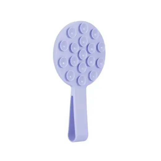 Silicone suction phone holder magnetic with ring MSH9 purple