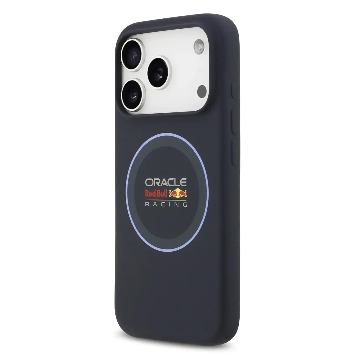 Red Bull Silicone Blue Ring MagSafe Case for iPhone 17 Pro Navy