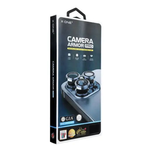 X-ONE Sapphire Camera Armor Pro - for iPhone 17 Pro Max - silver