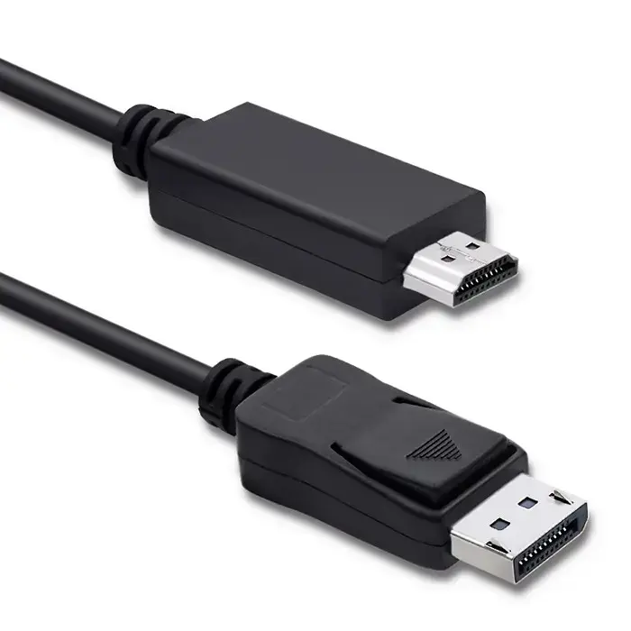 Qoltec DisplayPort v1.2 male | HDMI male | 5K | 1m