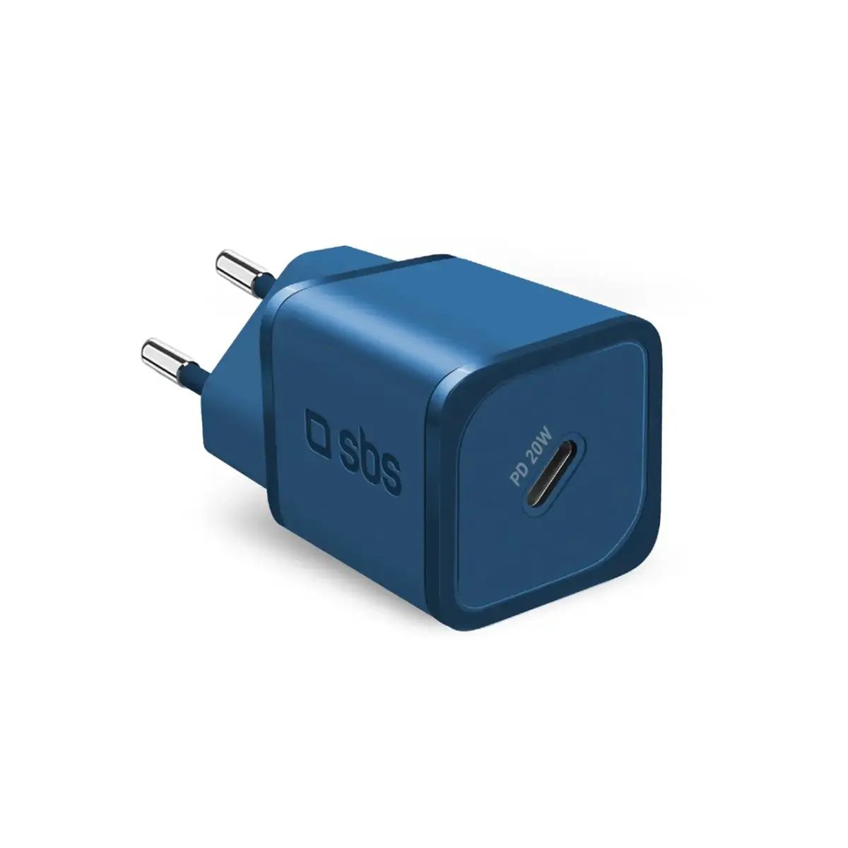 GaN akumulatora lādētājs | 20W | Power Delivery | USB-C | zils