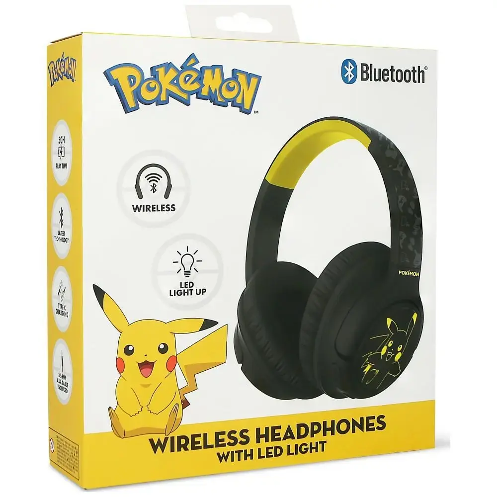 Wireless On-Ear Headphones OTL Pokémon LED Light Up