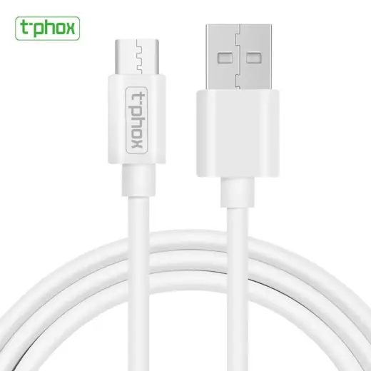 T-PHOX EXCEED data transfer and charging cable | USB-A to USB-C | 15W | 1m | white