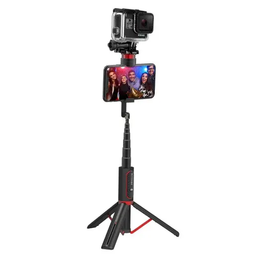 BlitzWolf BW-BS10 Sport Universāls 3in1 Tripod | Selfie Stick | Holder GO PRO un Citām Sporta Kamerām