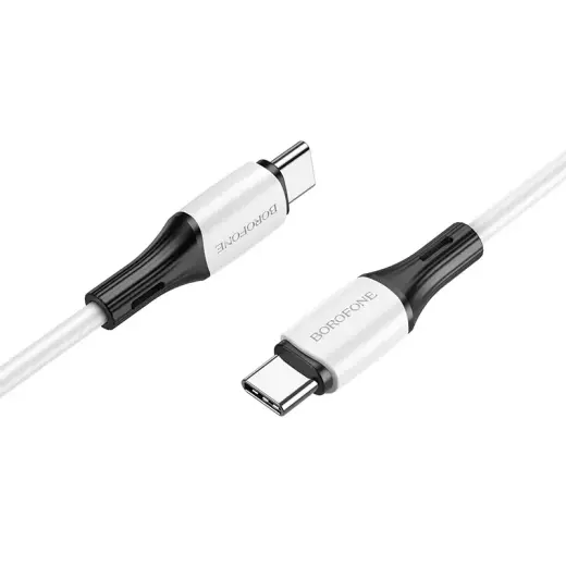 Borofone BX79 data transfer and charging cable | USB-C to USB-C | 60W | 1m | white