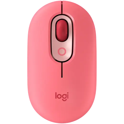 LOGITECH POP Bluetooth Mouse - HEARTBREAKER-ROSE