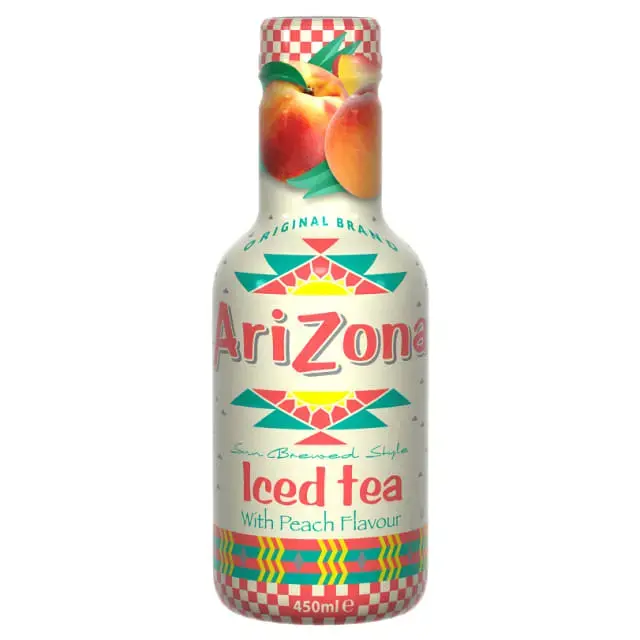 Ledus tēja ARIZONA ar persiku garšu, 0.45l PET
