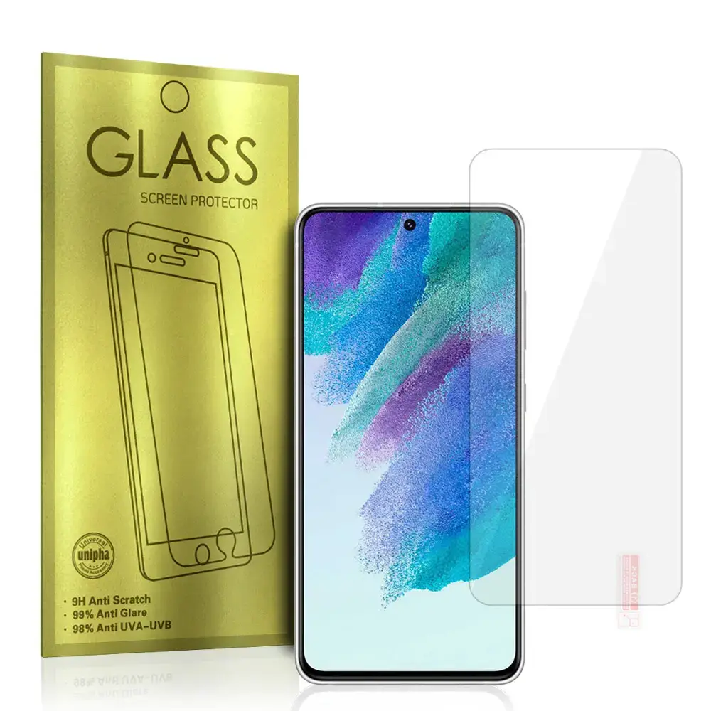 Gold aizsargstikls telefona ekrānam Galaxy S21 FE