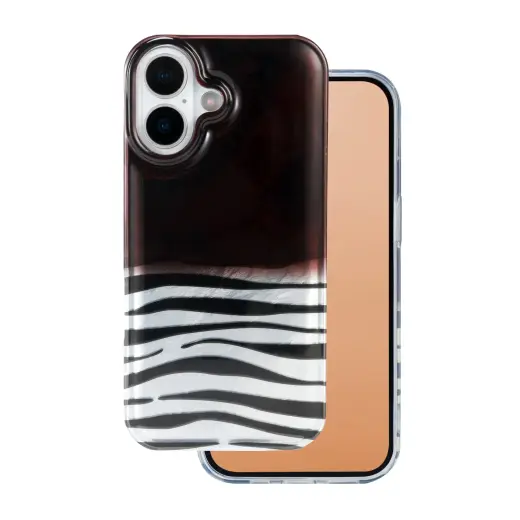 Animal Print phone case for iPhone 16 multicolor (Okapi)