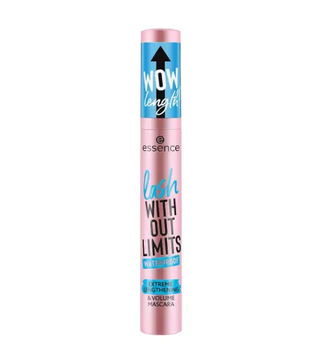 Essence, Lash Without Limits, Waterproof, Extreme Lenghtening & Volum Lashes, Mascara, 03, Black, 13 ml