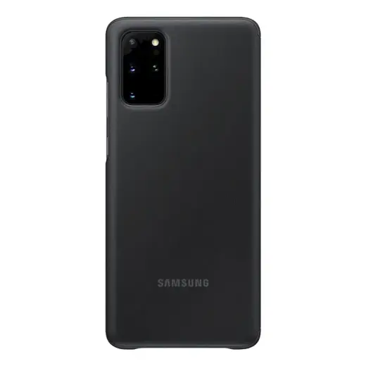 EF-ZG985CBE Samsung Clear S-View Case for Galaxy S20+ Black