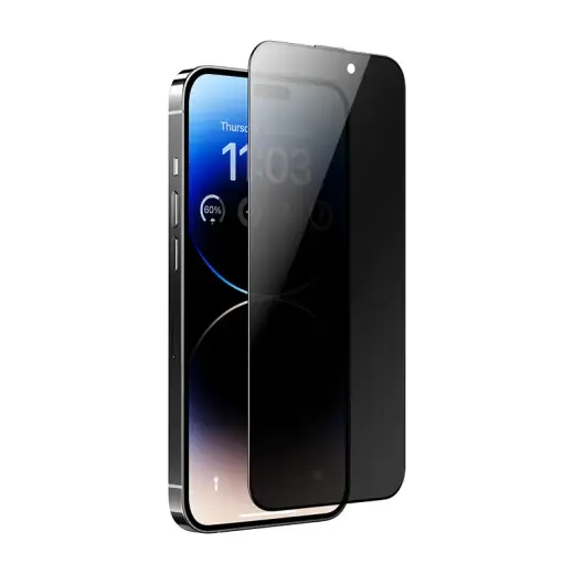 Benks Ultra Shield Privacy защитное стекло для iPhone 14 Pro Max, 15 Plus, 16 Plus Черный
