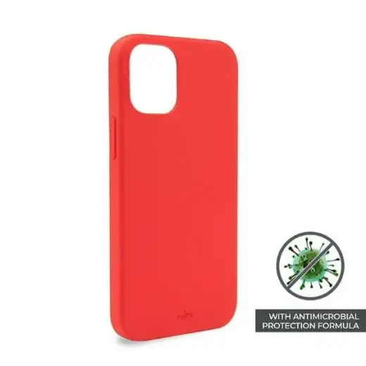 Puro ICON AntiMicrobial iPhone 12 mini 5,4" czerwony|red IPC1254ICONRED