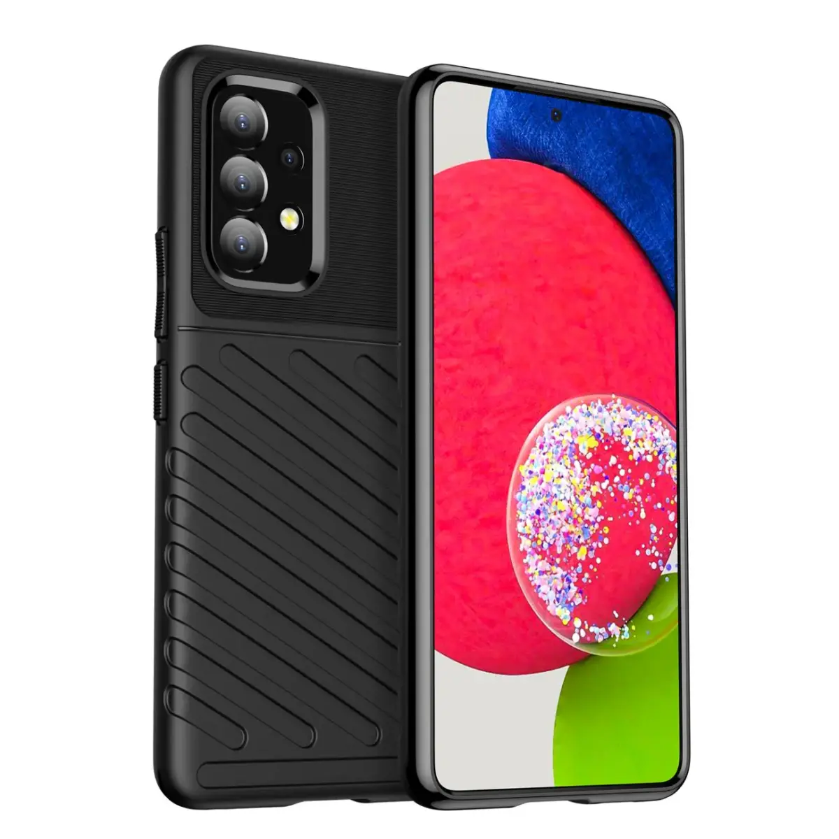 Fusion thunder back case for Samsung A536 Galaxy A53 5G black