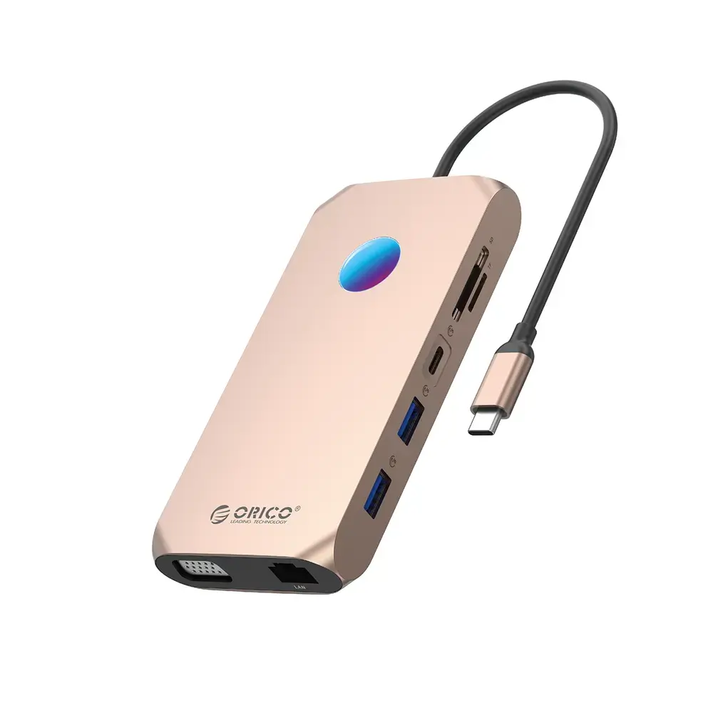 Orico XCR 12-in-1 RGB USB-C Docking