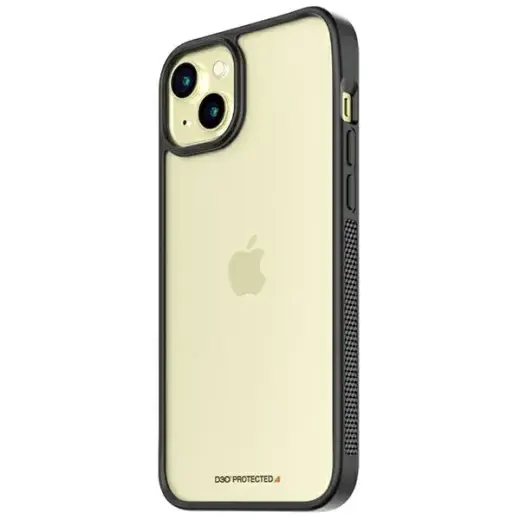 PanzerGlass ClearCase iPhone 15 Plus 6.7" D3O 2xMilitary grade czarny|black 1178