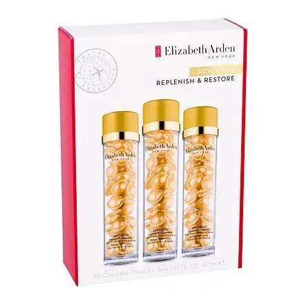 Elizabeth Arden by Elizabeth Arden Ceramide Advanced Replenish & Restore Youth Restoring Serum Capsules Trio -3x30ct for WOMEN
