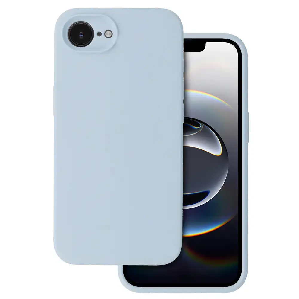 Silicone Lite maciņš telefonam iPhone 16e zils