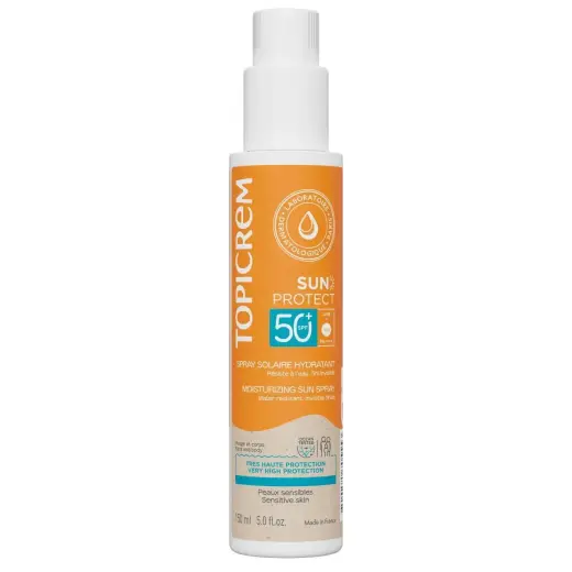 Topicrem, Sun Protect, Hydrating & Protecting, Sunscreen Spray, SPF 50, 150 ml
