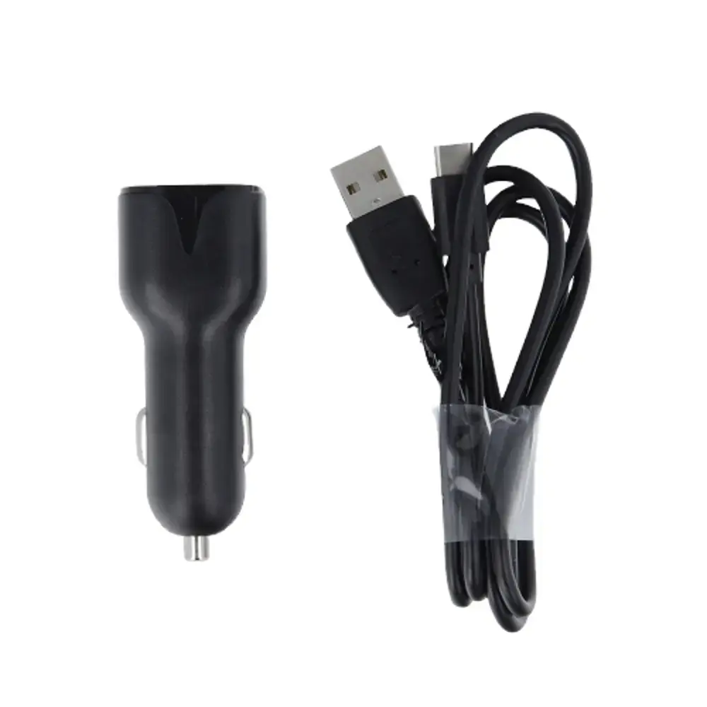 Maxlife MXCC-01 car charger | 10.5W | USB-A | with USB-A to USB-C cable included | black