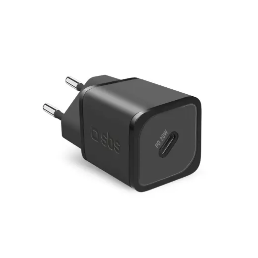 GaN baterijas lādētājs | 20W | PD | GaN | USB-C | melns
