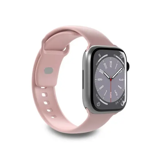 Puro Icon nutikella rihm Apple Watch (38/40/41 mm) jaoks | silikoonist | roosa