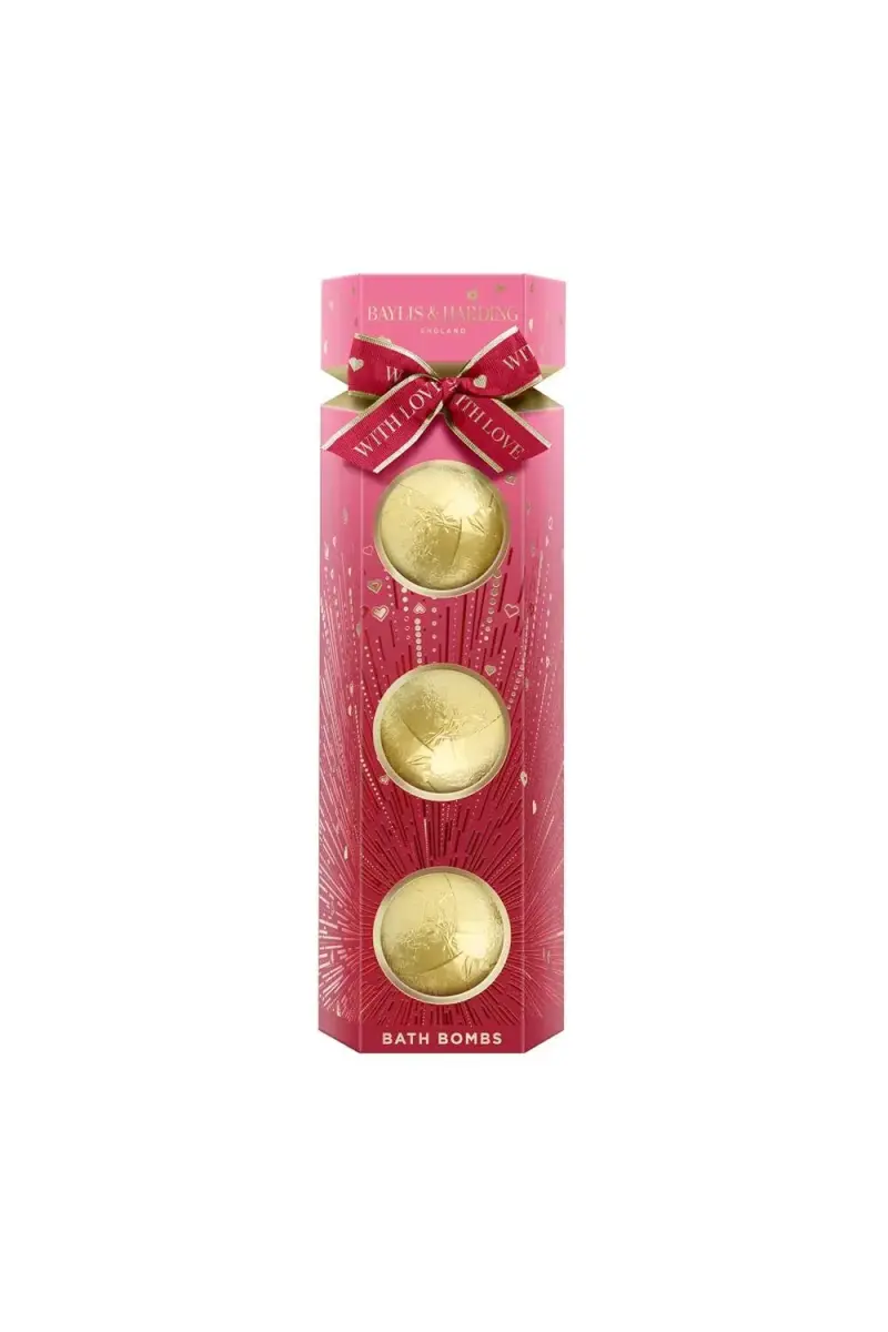 Debenhams Midnight Cherry Luxury Bath Bomb Trio Gift Set