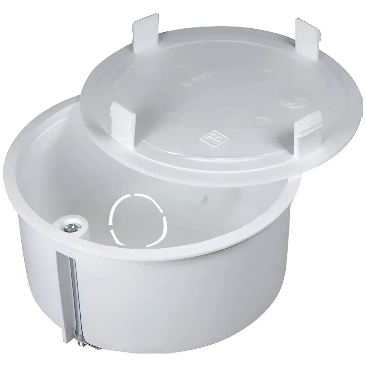 Montāžas kārba h-49mm D83mm ar vāku reģipsim