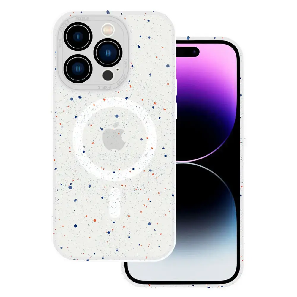 Tel Protect Magnetic Splash Frosted Case for Iphone 14 White