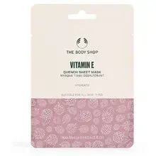 The Body Shop Vitamin E Quench Sheet Mask - Hydrating peel-off face mask 18ml