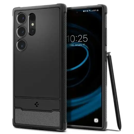 Spigen Rugged Armor Sam S24 Ultra S928 czarny|matte black ACS07286