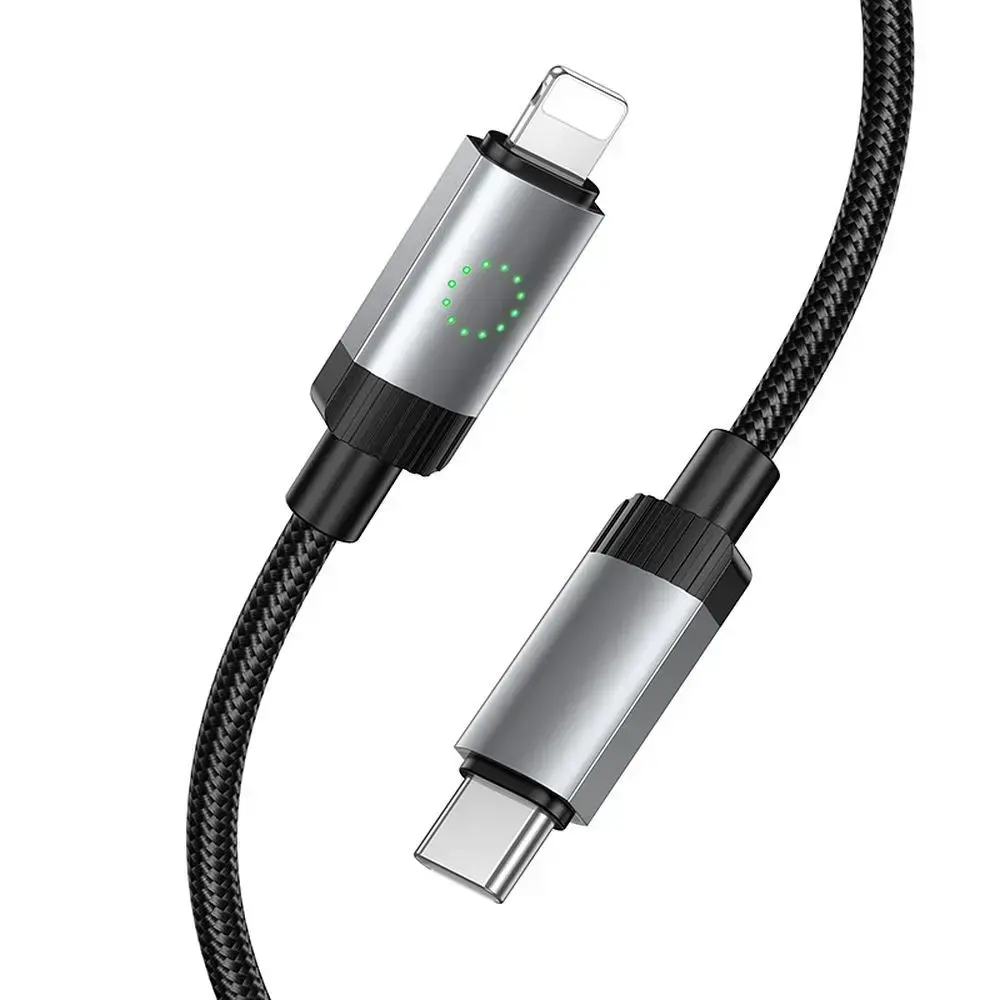 HOCO X117 data transfer and charging cable | USB-C to Lightning | PD | 27W | 1m | black