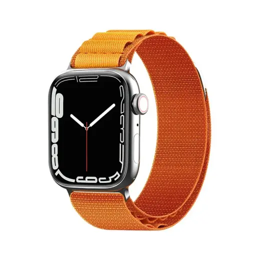 Alpine išmaniojo laikrodžio dirželis Apple Watch (38/40/41 mm) | nailoninis | oranžinis