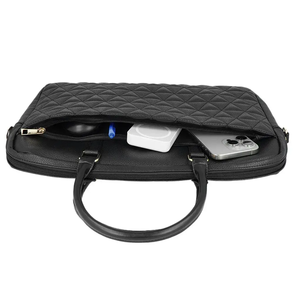 Wonder Briefcase Laptop 17 inches pico quilted black (damaged packaging)