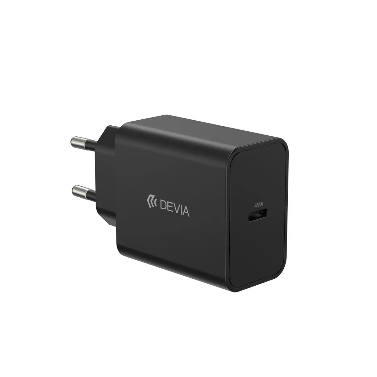 Devia Rocket tīkla lādētājs | 45W | PD | USB-C | melns