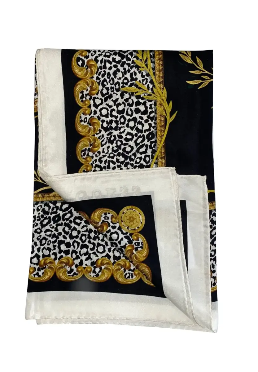 Guess, Guess, Textile Scarf, Black, 90 x 90, For Women