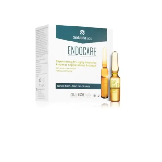 Set, Cantabria Labs, Endocare, Regenerating, Ampoules Treatment Serum, For Face, For Women, 7 pcs, 1 ml