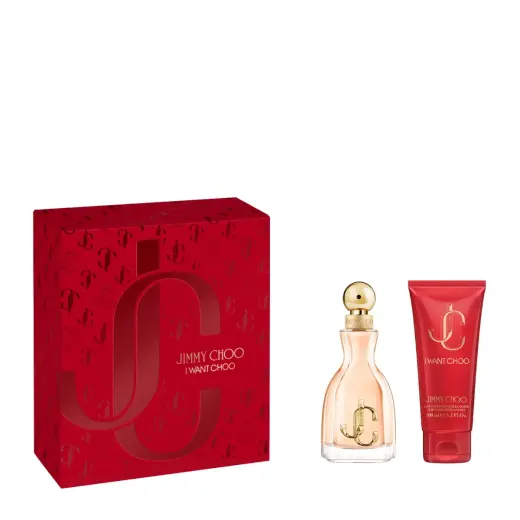 Set Jimmy Choo: I Want Choo, Eau De Parfum, For Women, 60 ml + I Want Choo, Moisturizing, Body Lotion, 150 ml