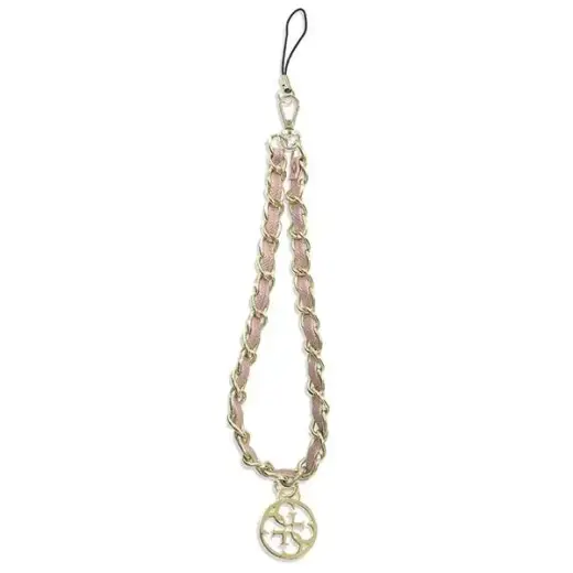 Guess Phone Strap Chain Charms Gold