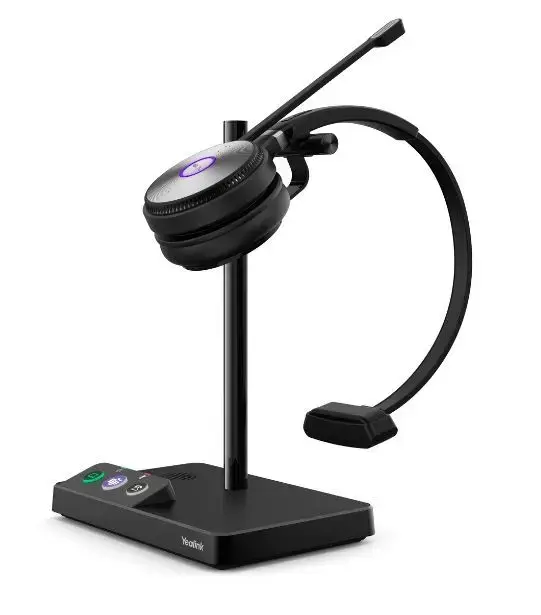 Wireless headphones WH62 Mono charging stand Teams Dect
