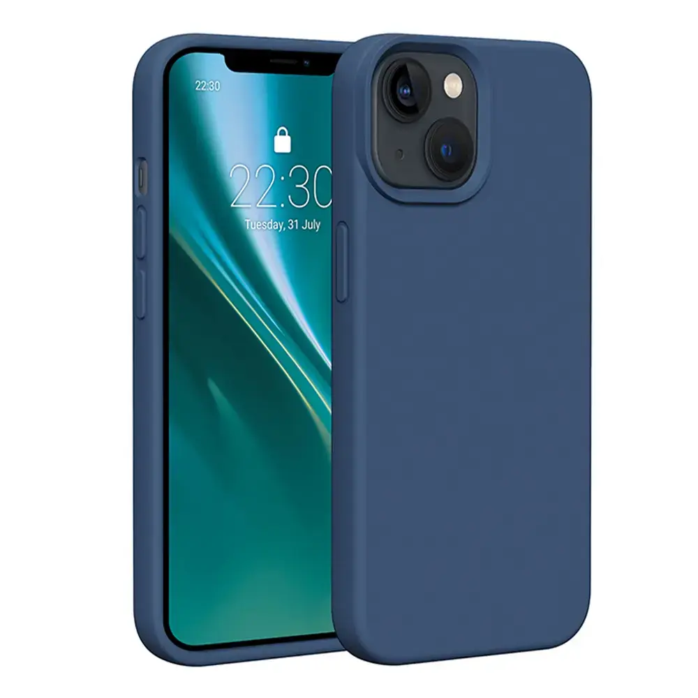 Etteri Silicone telefoniümbris iPhone 13 6.1, sinine