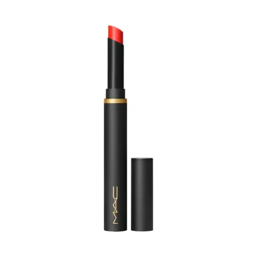 MAC, Powder Kiss Velvet Blur, Cream Lipstick, 875, Devoted To Danger, 2 g