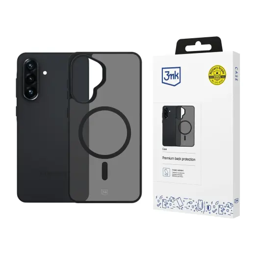 3mk Smoke phone case with MagSafe support for Samsung Galaxy A57 (A576) gray