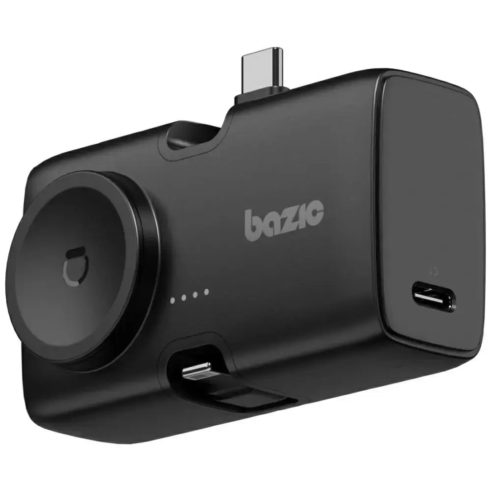 Bazic Koda ārējais akumulators (powerbank) | 5000 mAh | 20W | USB-C, Lightning, Apple Watch | melns