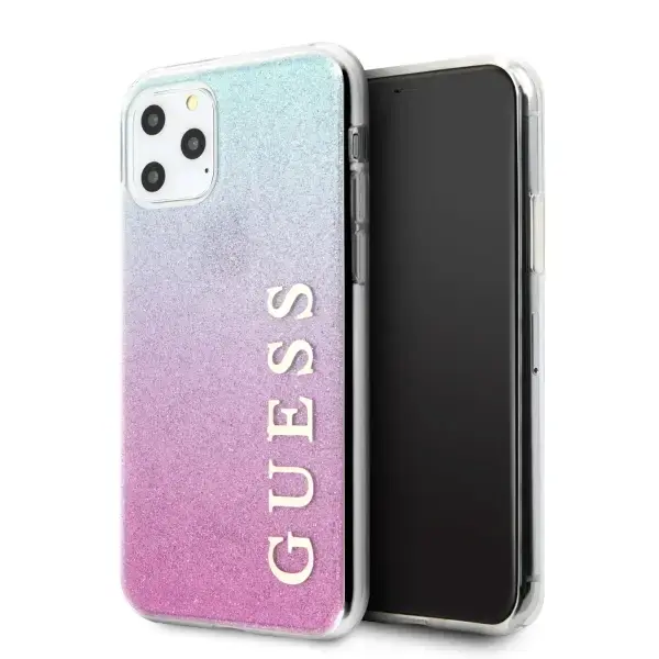 Guess GUHCN58PCUGLPBL telefona maciņš priekš iPhone 11 Pro rozā zils