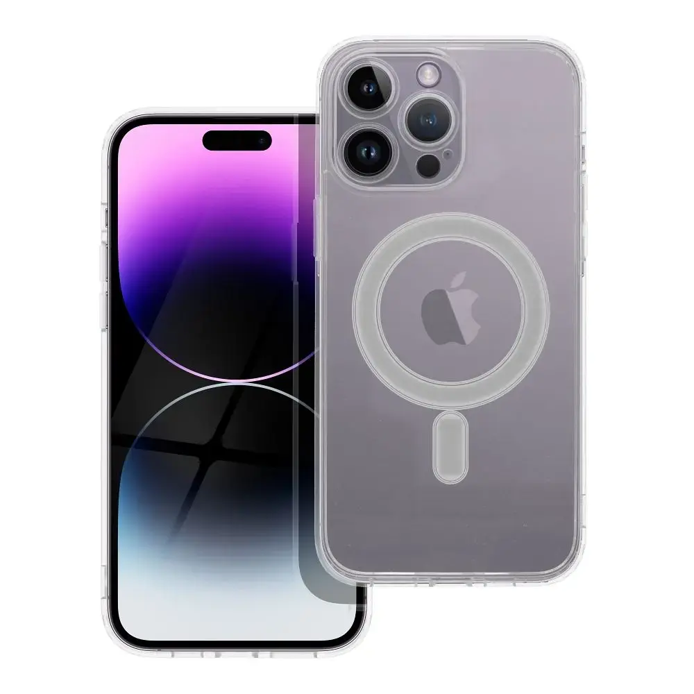 Clear Mag maciņš ar MagSafe atbalstu telefonam iPhone 14 Pro Max caurspīdīgs