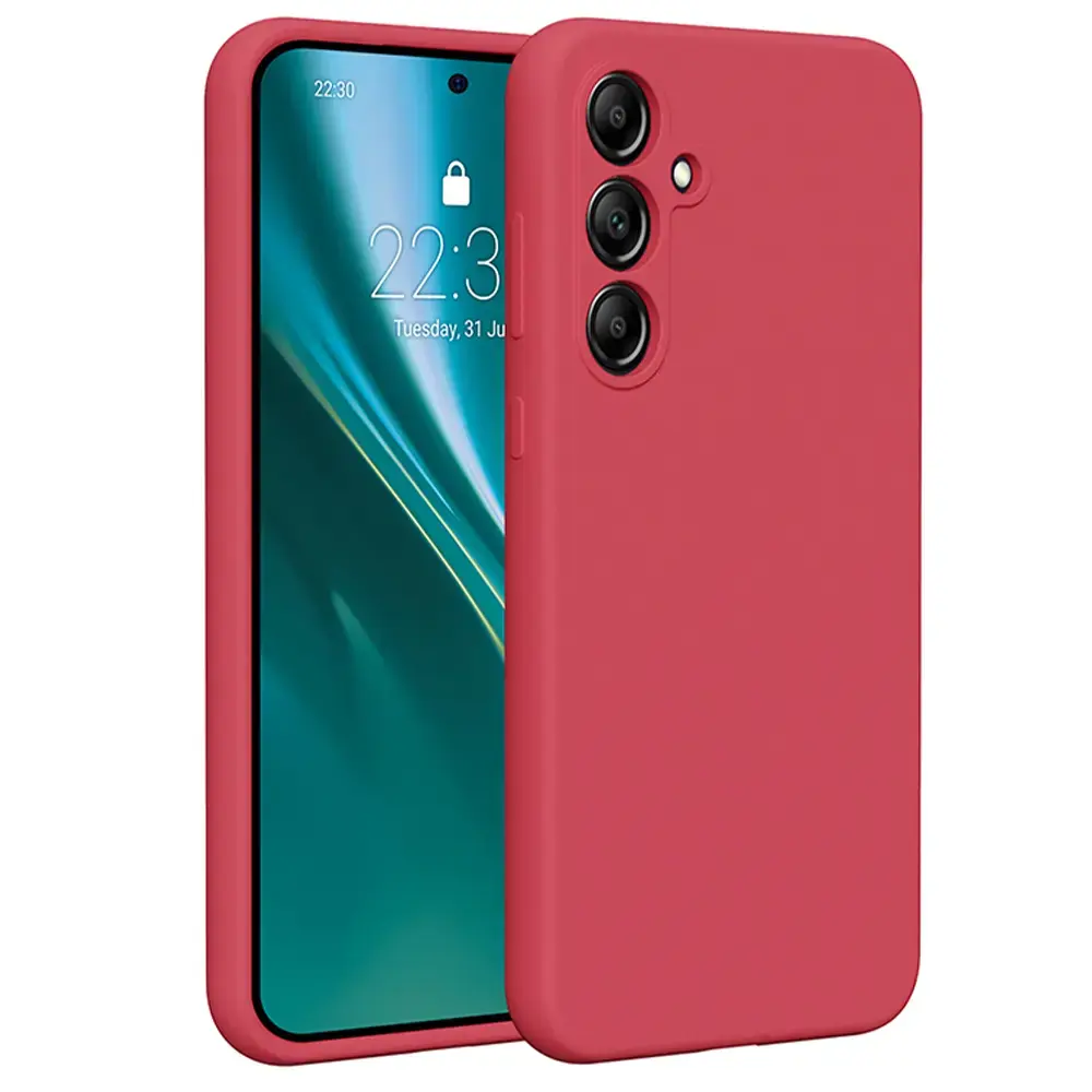 Etteri Silicone phone case for Samsung Galaxy A55 5G raspberry