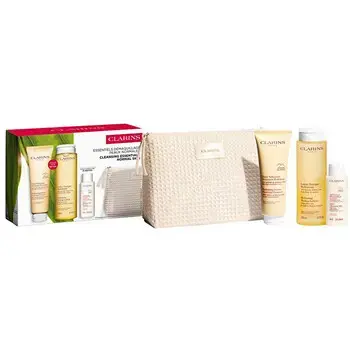 Clarins Normal-to-Dry Skin Cleansing Essentials 4-Piece