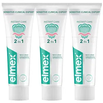 Elmex Sensitive Clinical Expert Instant Care Trio Toothpaste
